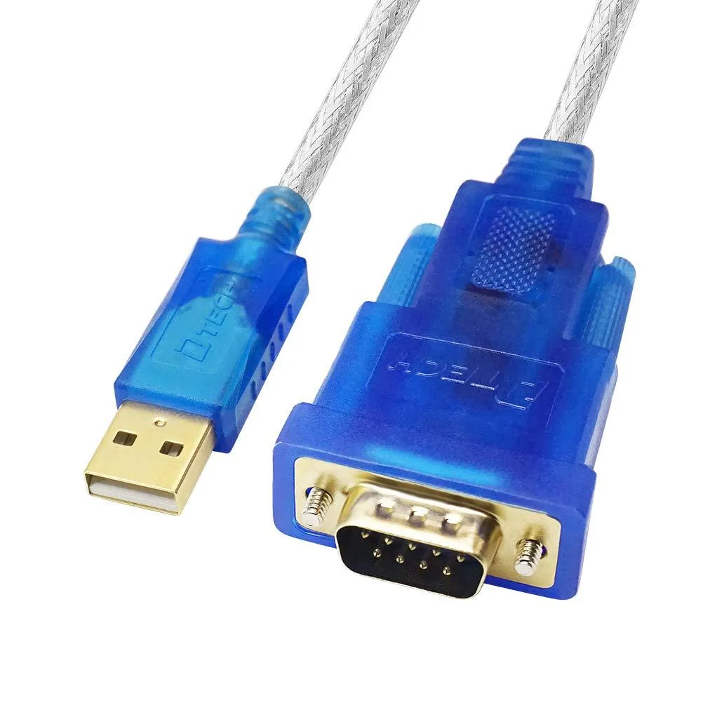  DTECH DT-5011 USB to RS232 DB9 Serial Adapter 4ft FTDI Chipset — product photo