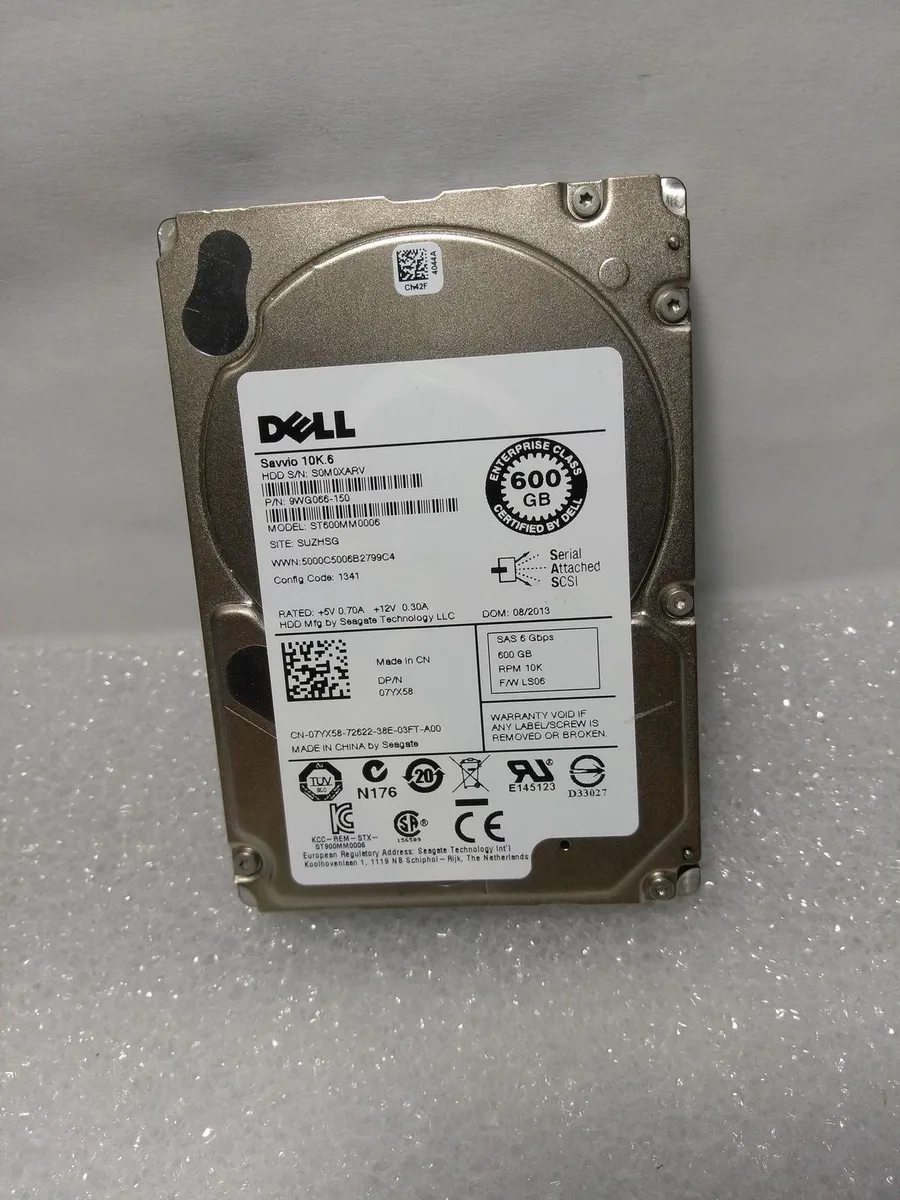 DELL DELL ST600MM0006 600GB 10K 2.5" SAS internal hard drive — product photo
