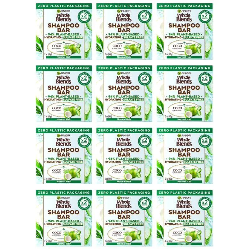 Garnier Garnier GARNI-HAI-12PK Coconut Water Shampoo Bar 60 g 12-Pack skin care — product photo