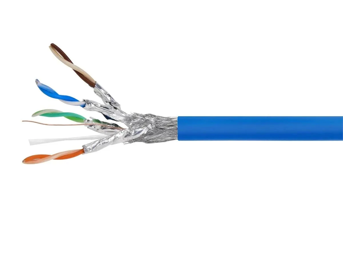 Monoprice Inc. Monoprice 142959 Cat8 network ethernet cable 250 ft blue — product photo
