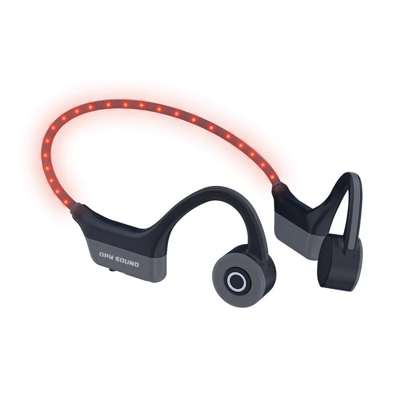 OPN Sound OPN Sound Dashlyte Open-Ear Bone Conduction Sports Headphones with LED Strip — product photo