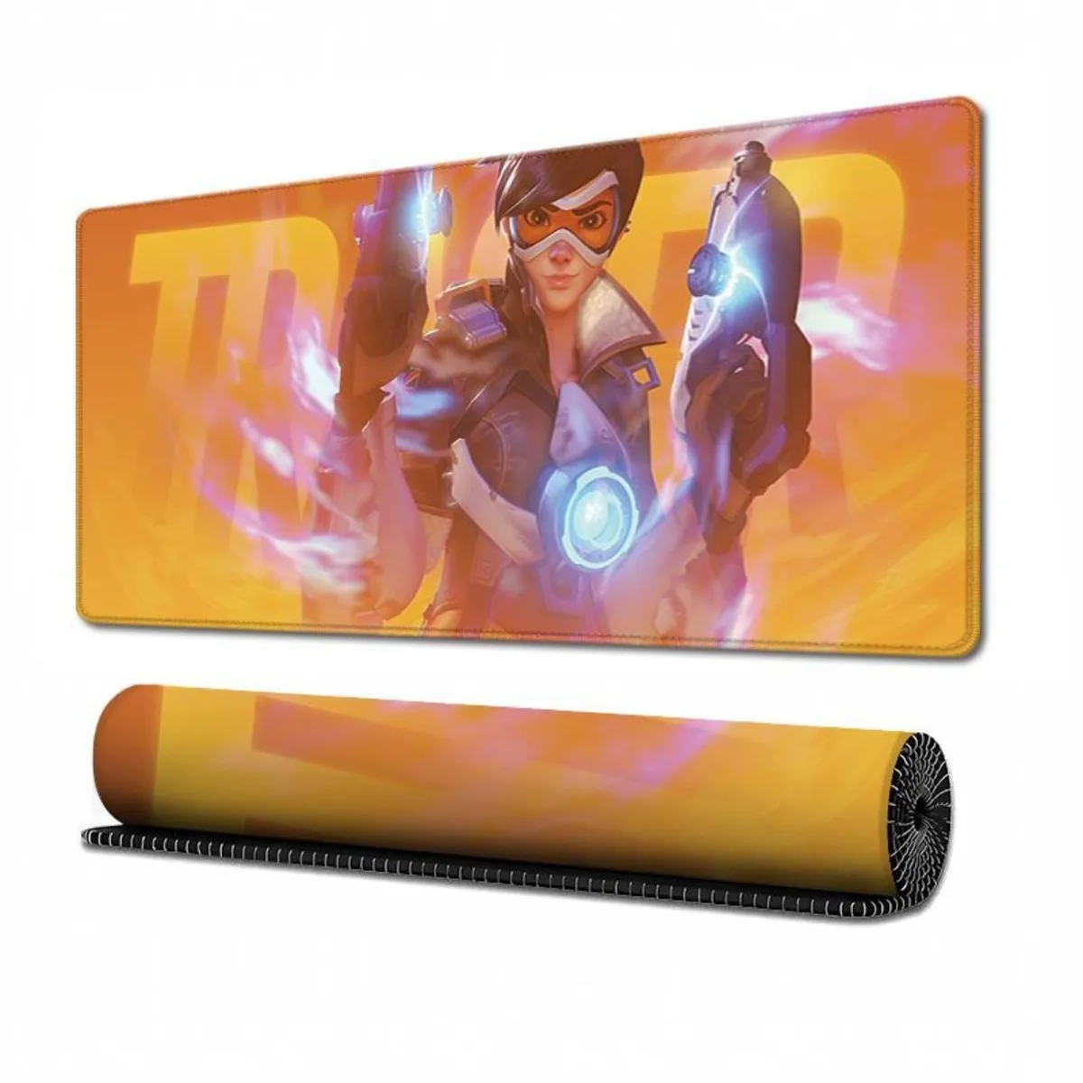 Alpha Fit Alpha Fit Time Jumper Orange Poster Art mouse pad 31.5" x 11.8 — product photo