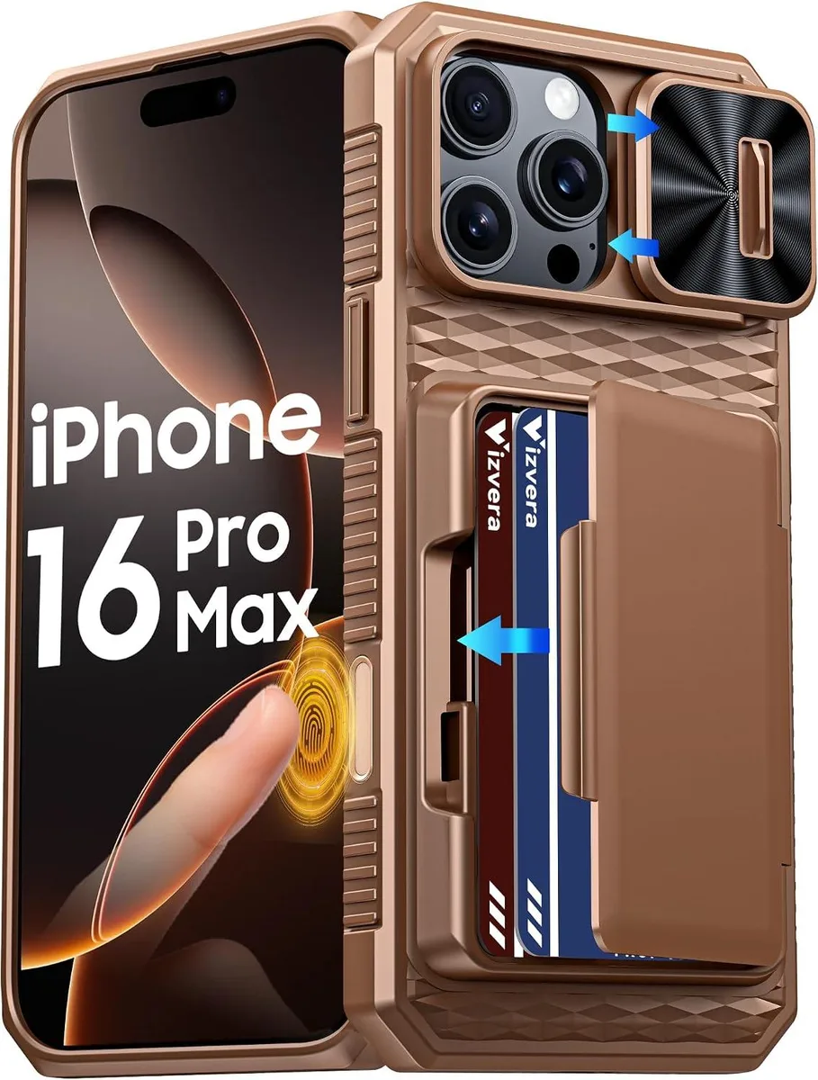Transcend Transcend iPhone 16 Pro Max Case Wallet RFID Desert Gold 6.9 — product photo