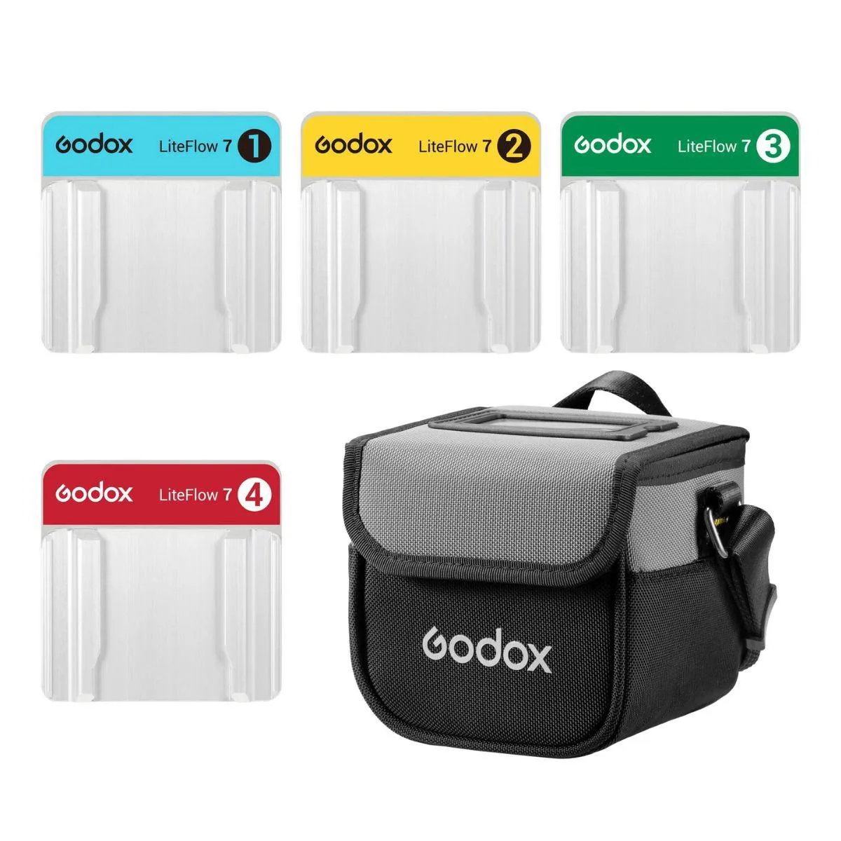 Godox Photo Equipment Co. Ltd Godox Photo Equipment Co. Ltd KNOWLED LiteFlow 7 Reflector Kit 3 x 3 — product photo