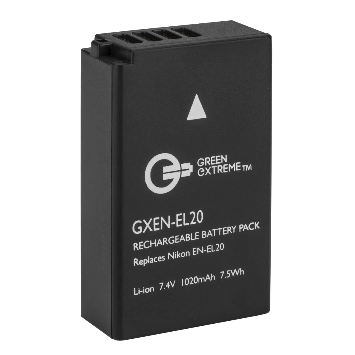 Green Extreme Battery Green Extreme EN-EL20 Lithium-Ion Battery Pack 7.4V 1020mAh camera accessory — product photo