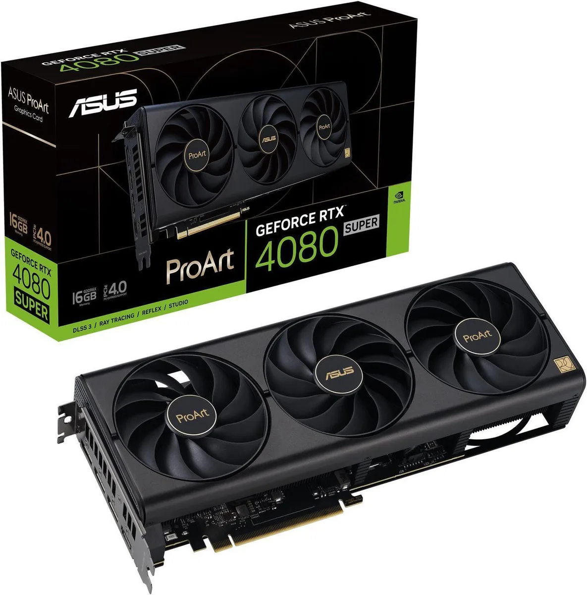 ASUS ASUS ProArt GeForce RTX 4080 SUPER 16GB graphics card — product photo