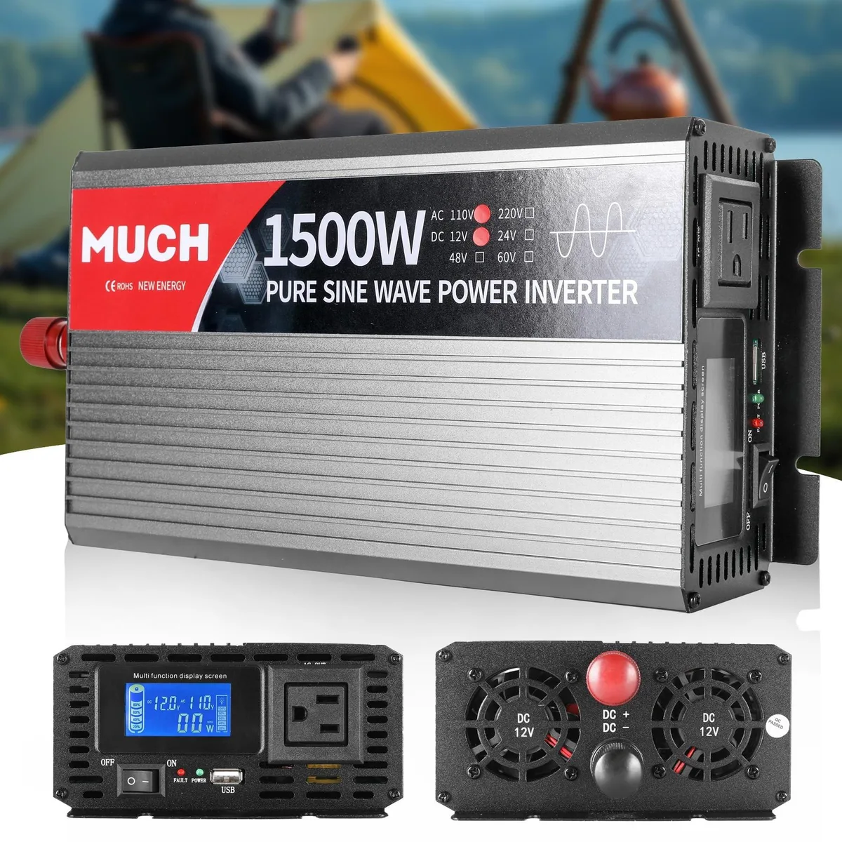 Astro Gaming Astro Gaming 1500W Pure Sine Wave Inverter 12V to 110V — product photo