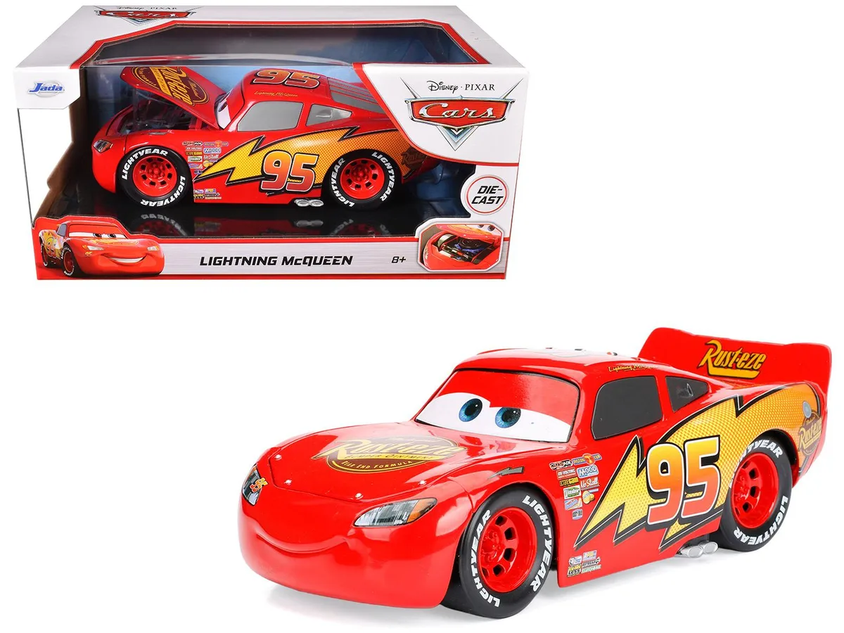 Jada Jada Lightning McQueen #95 Red Hollywood Rides Diecast Hobby Collectible — product photo