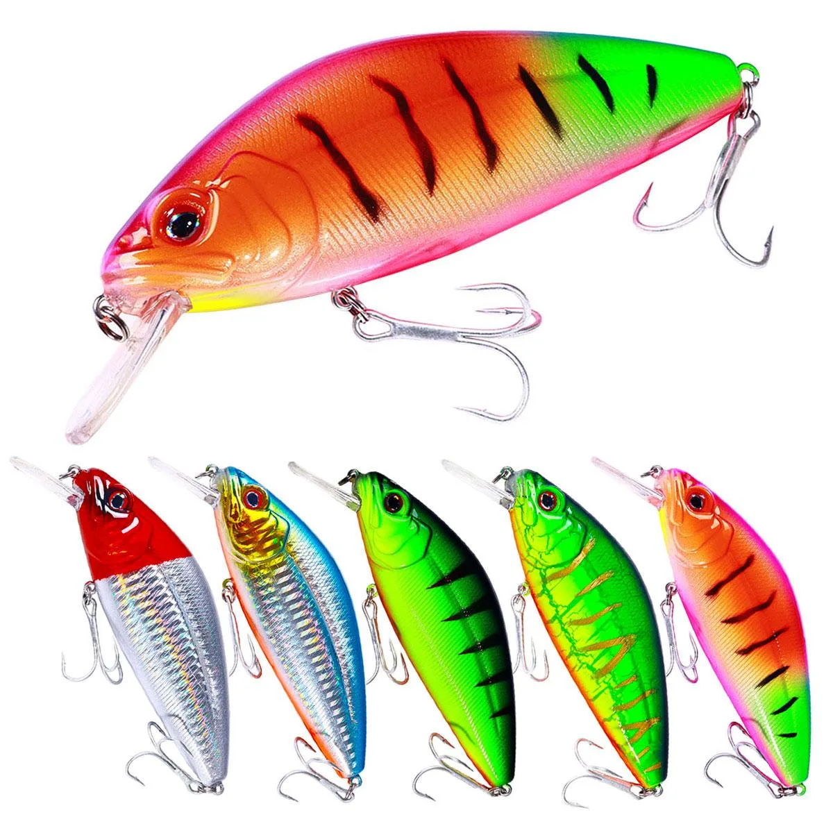 HENGJIA HENGJIA Sinking Minnow Lure 12CM-32G 6pcs — product photo