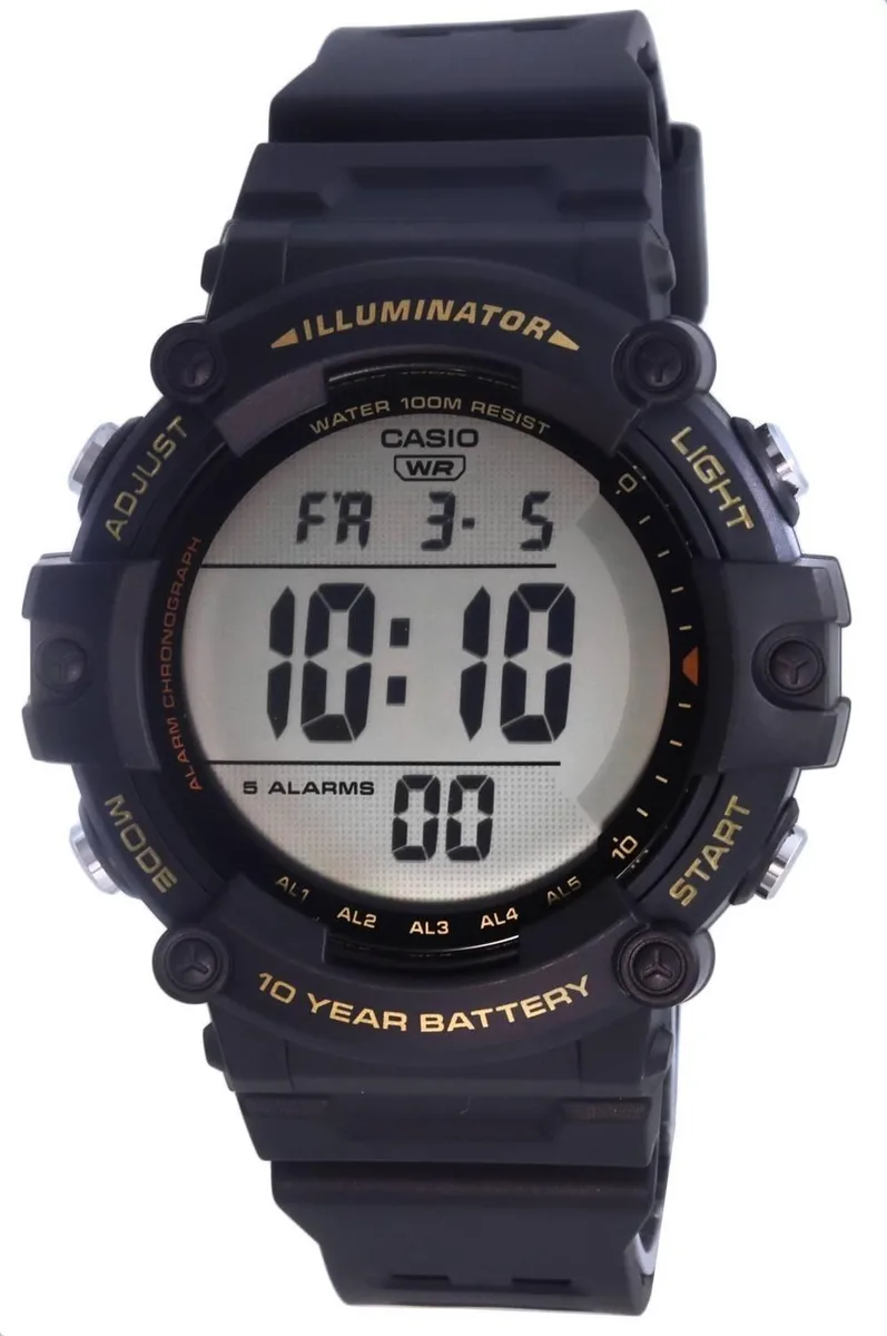 CASIO CASIO AE-1500WHX-1A 100M Digital Resin Watch — product photo