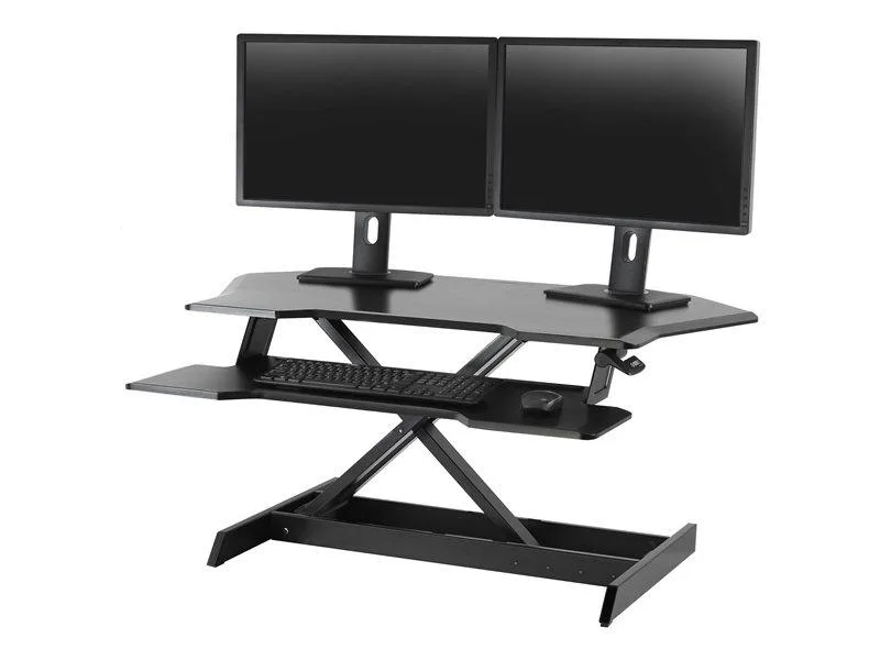 Ergotron Ergotron WorkFit Corner Standing Desk Converter 33-468-921 office furniture — product photo