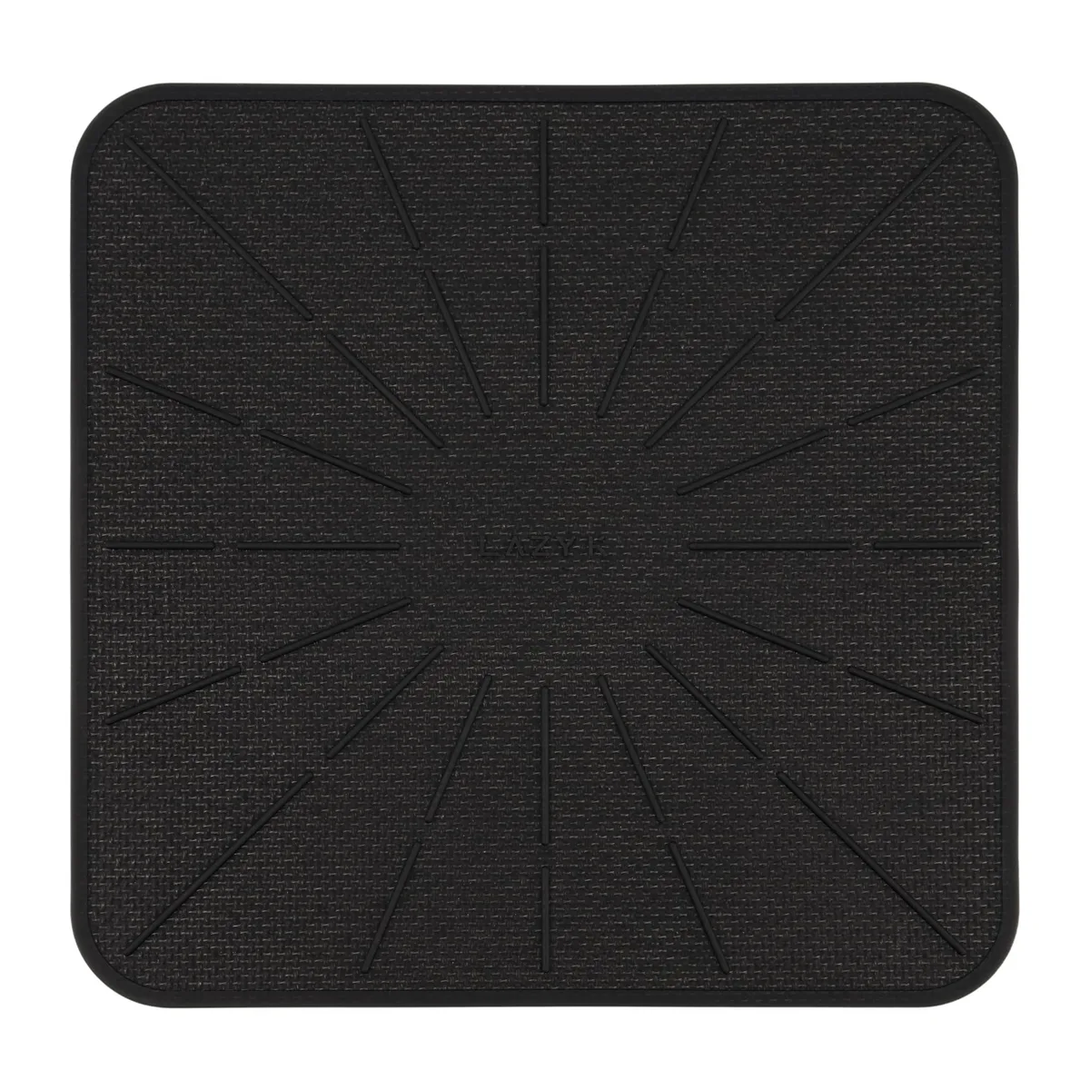 Lazy K Induction Stove Mat Square 9inches Black — product photo