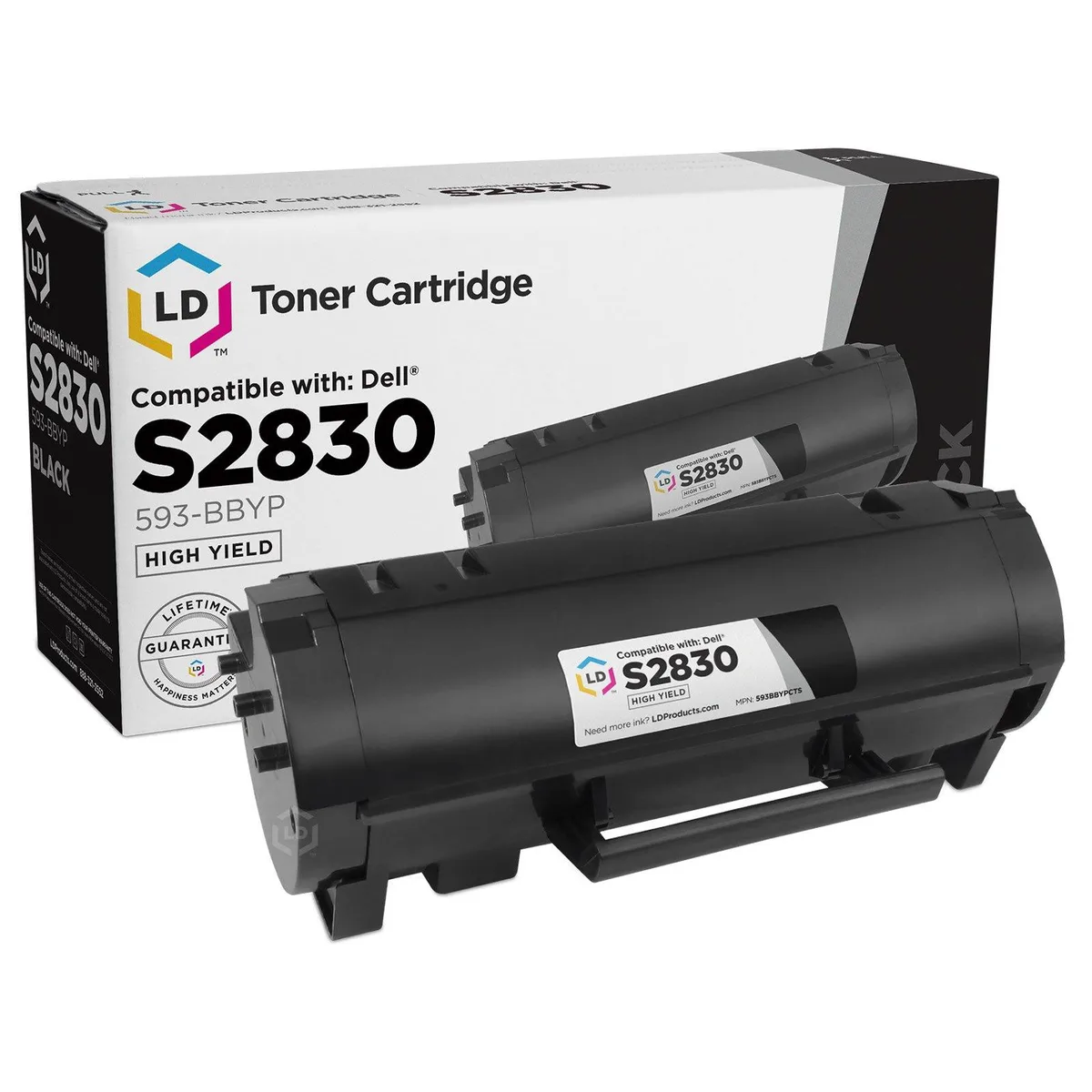 LD Products LD Products 593-BBYP Compatible Toner Cartridge for Dell S2830dn High Yield Black 8500 Pages — product photo