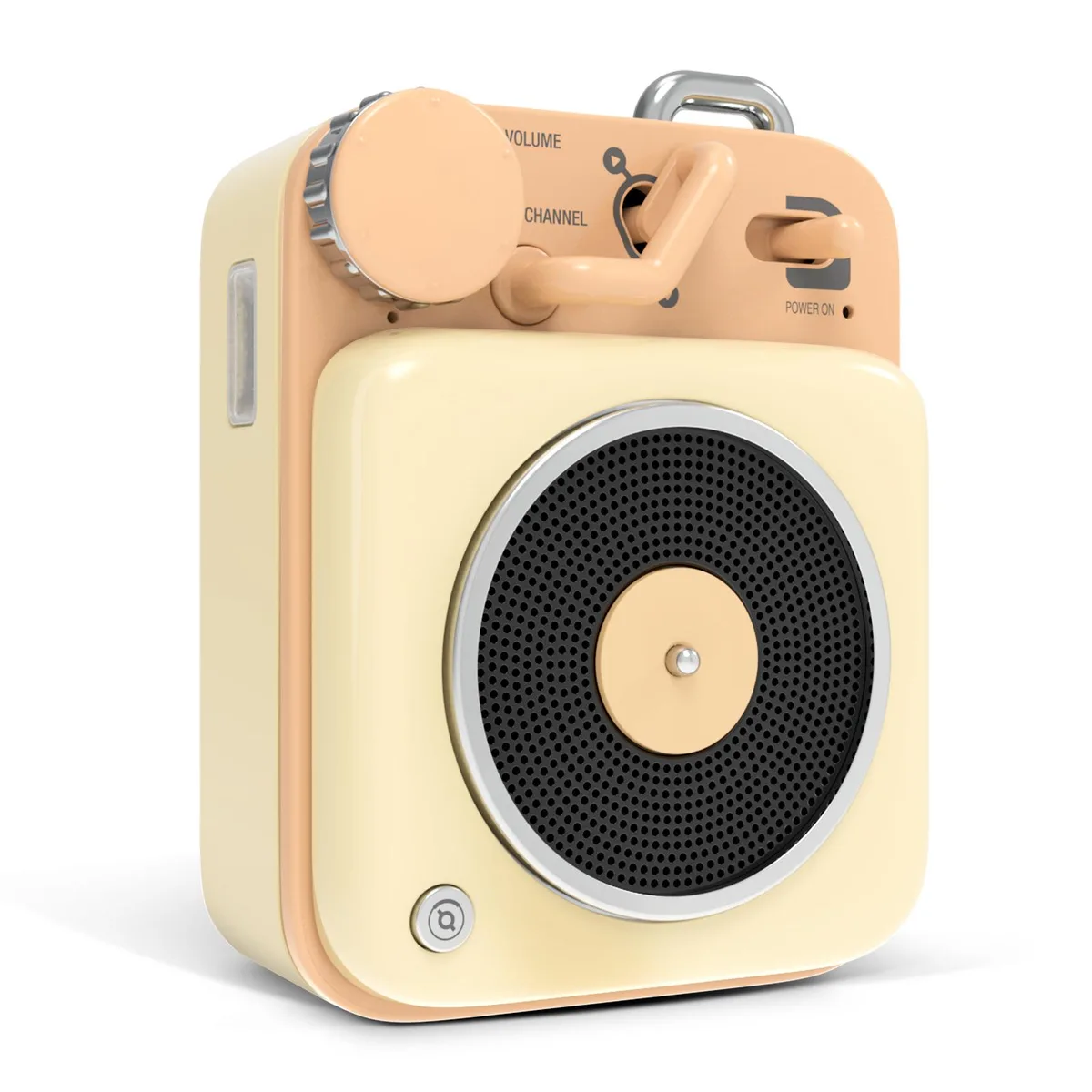 Muzen Muzen Button portable speaker Yellow 10h 33ft 70dB SNR — product photo