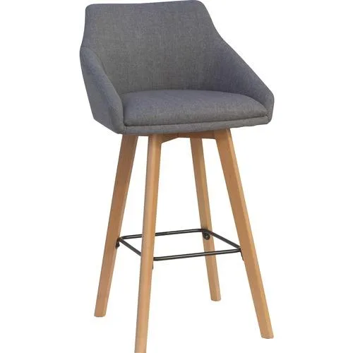 Lorell Lorell 68561 Guest Stool Gray Flannel 22" W 22.3" D 42.5" H — صورة المنتج