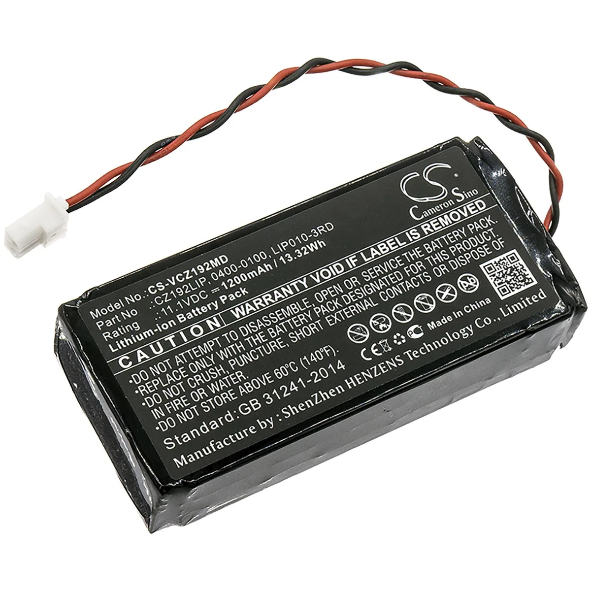 Cameron &amp; Co Cameron &amp; Co DS-CS-VCZ192MD 1.2 Ah Li-ion Battery — product photo