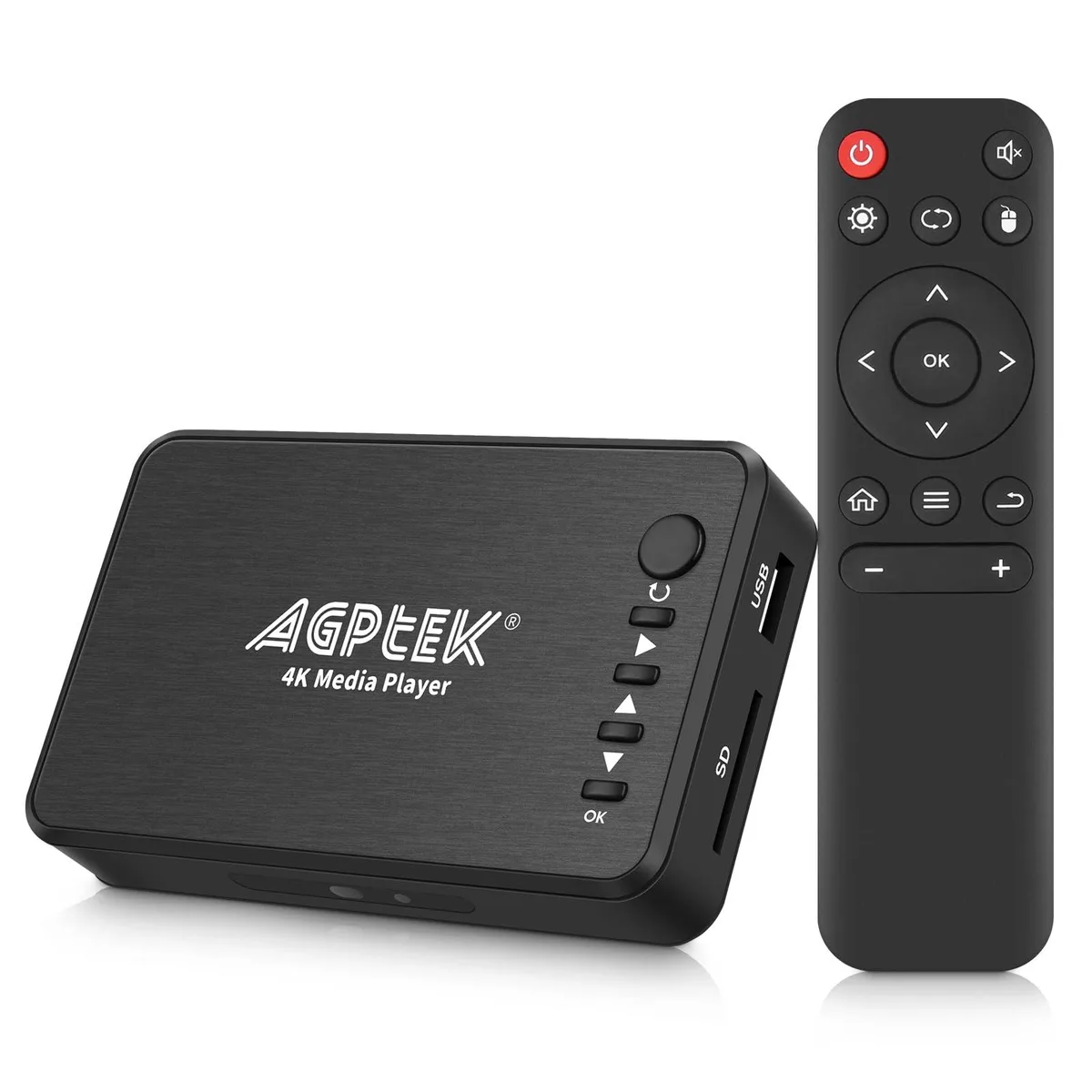  AGPTEK HA0058 4K@30Hz Media Player 8GB — product photo