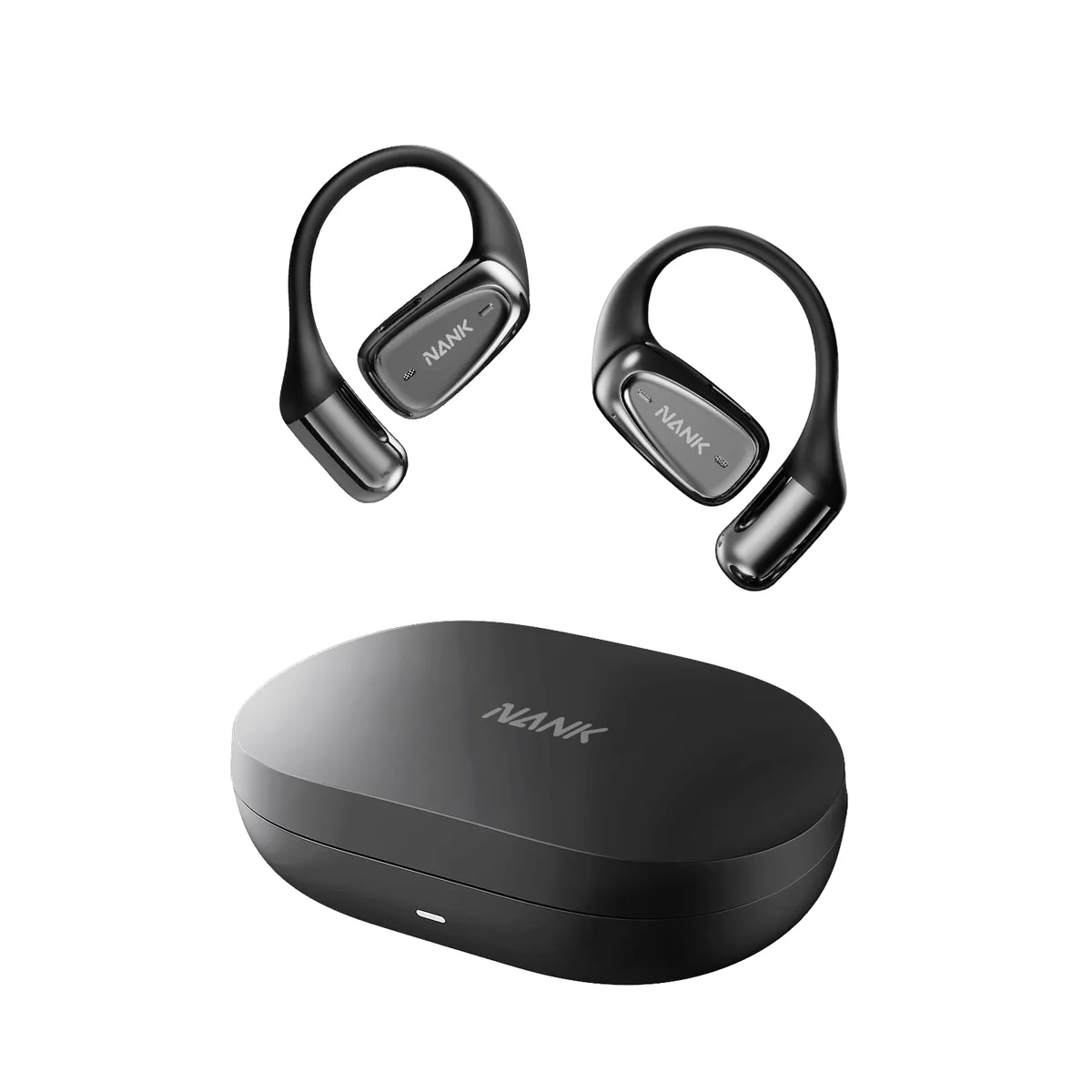 NANK NANK OE Mix Open-Ear Headphones Black Bluetooth 5.4 36hrs 6.7g — product photo