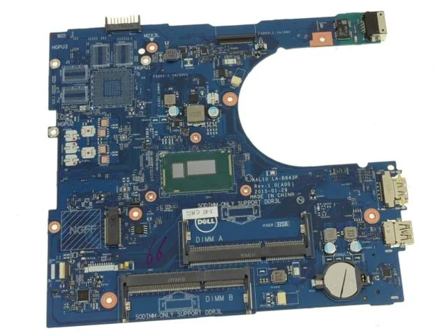 DELL DELL Intel Motherboard 27C5F i3-4005U 1.7GHz Inspiron 14 5458 15 5558 17 5758 — product photo