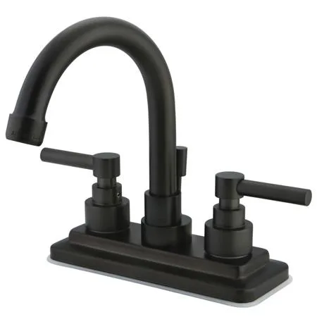 KINGSTON BRASS KINGSTON BRASS KS8665EL two-handle 4 in. centerset shower faucet oil rubbed bronze — product photo