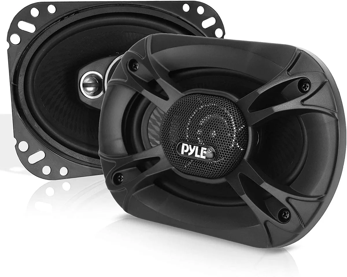 Pyle Pyle PL4163BK 4" x 6" 3-way car speaker pair 240W peak 120W RMS — product photo