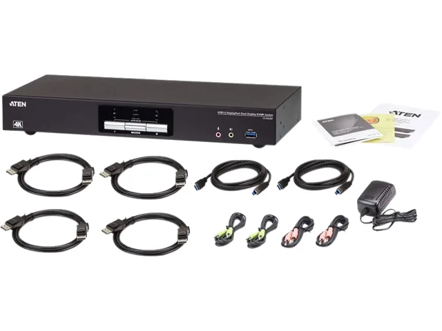 ATEN ATEN CS1942DP 2-Port USB 3.0 4K DisplayPort Dual Display KVM Switch — product photo