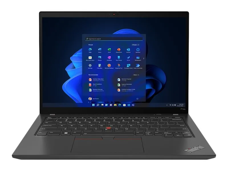 Lenovo Lenovo ThinkPad P14s 21J5001LUS laptop Ryzen 7 Pro 6850U 16 GB 512 GB 14 1920 x 1200 Win 10 Pro — product photo