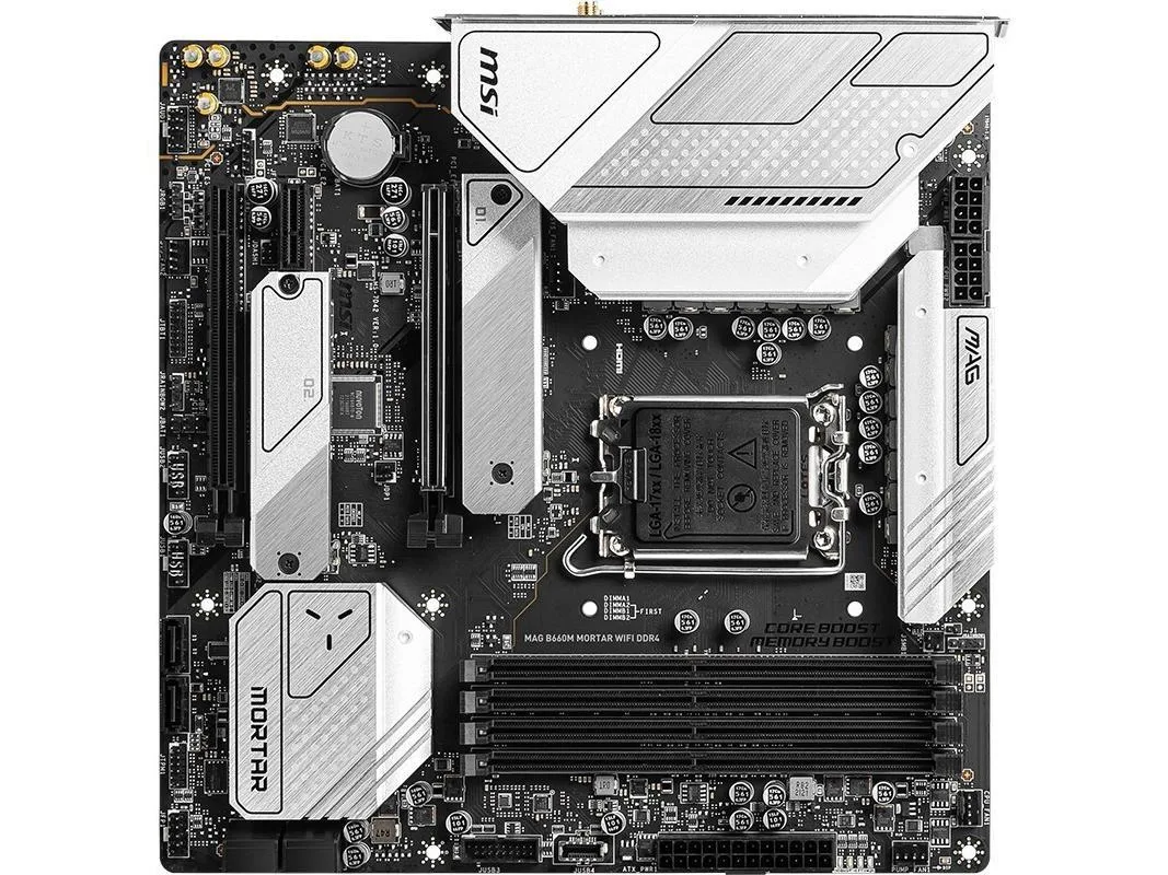 MSI MSI MAG B660M MORTAR WIFI DDR4 Intel motherboard — product photo