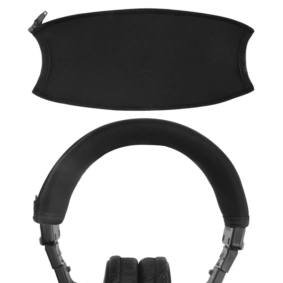 Geekria Geekria Headband Cover for Sony MDR-V6, V600, V900, Z600, 7506, 7509, CD900ST (Black) — product photo