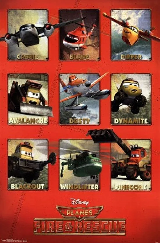 Posterazzi Planes 2 grid poster print 22 x 34 inches