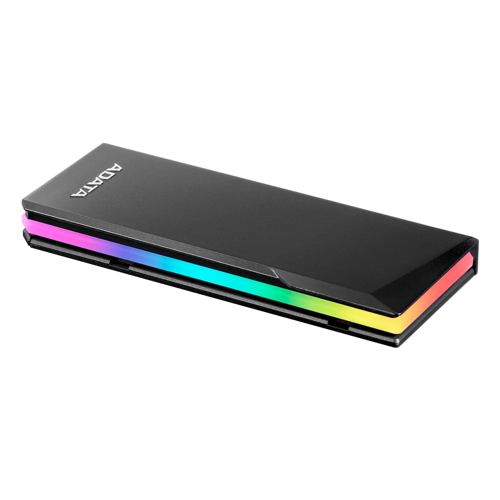 ADATA ADATA AEC700GU32G2-CGY Black M.2 M+B Key USB 3.2 Gen 2 Type-C 10Gbps drive enclosure — product photo