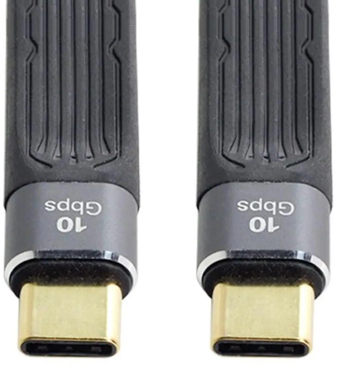 SMUGDESK SMUGDESK 13cm Flat Slim FPC USB-C Male to Male Cable USB 3.1 10Gbps 65W 3A — product photo