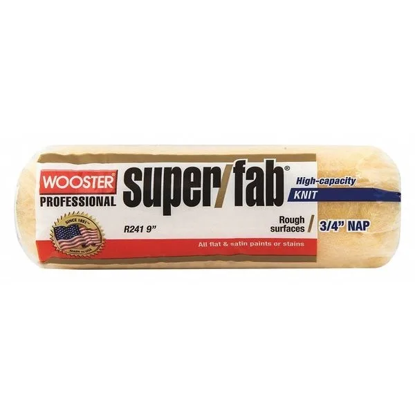 Wooster Brush Company Wooster R241-9 9 in paint roller cover 3/4 in nap knit fabric — product photo