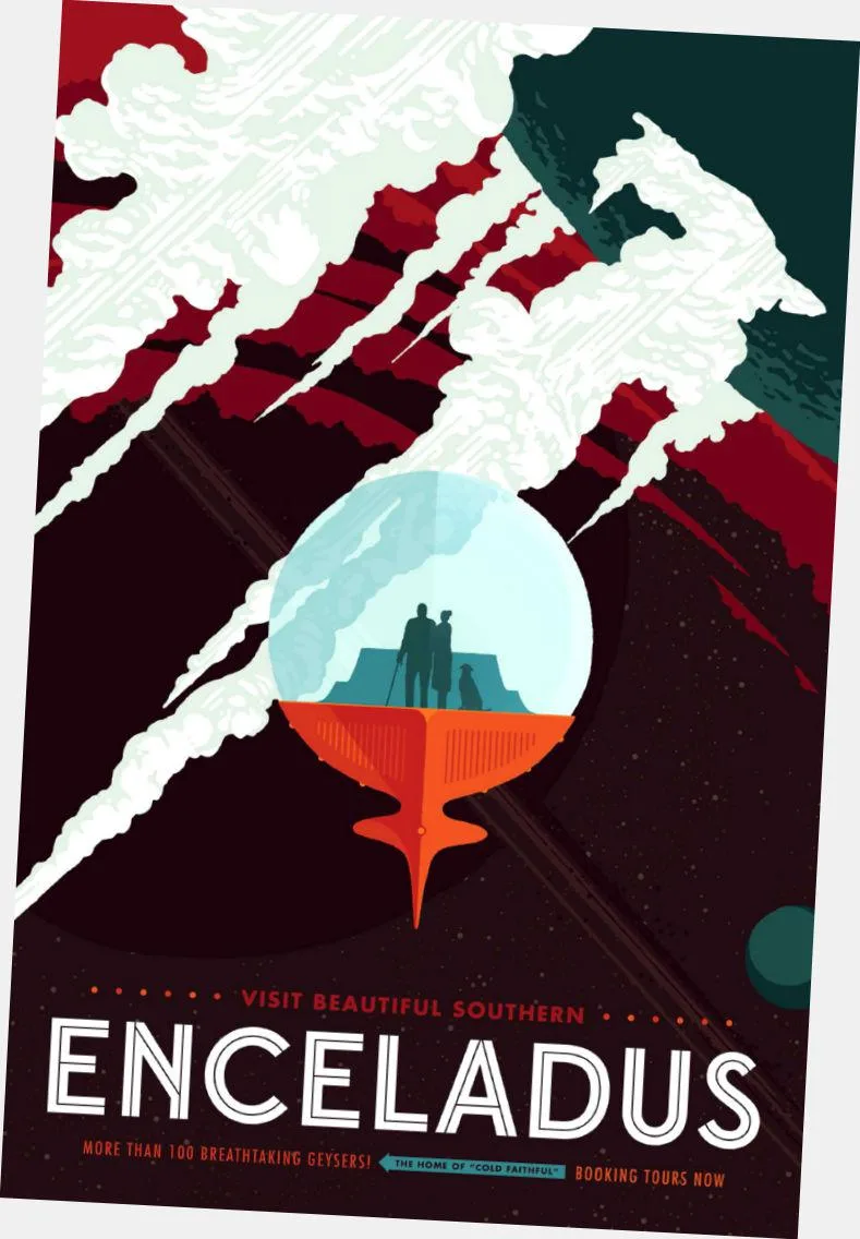 Western Graphic Western Graphic Enceladus Poster 24x36 in — product photo