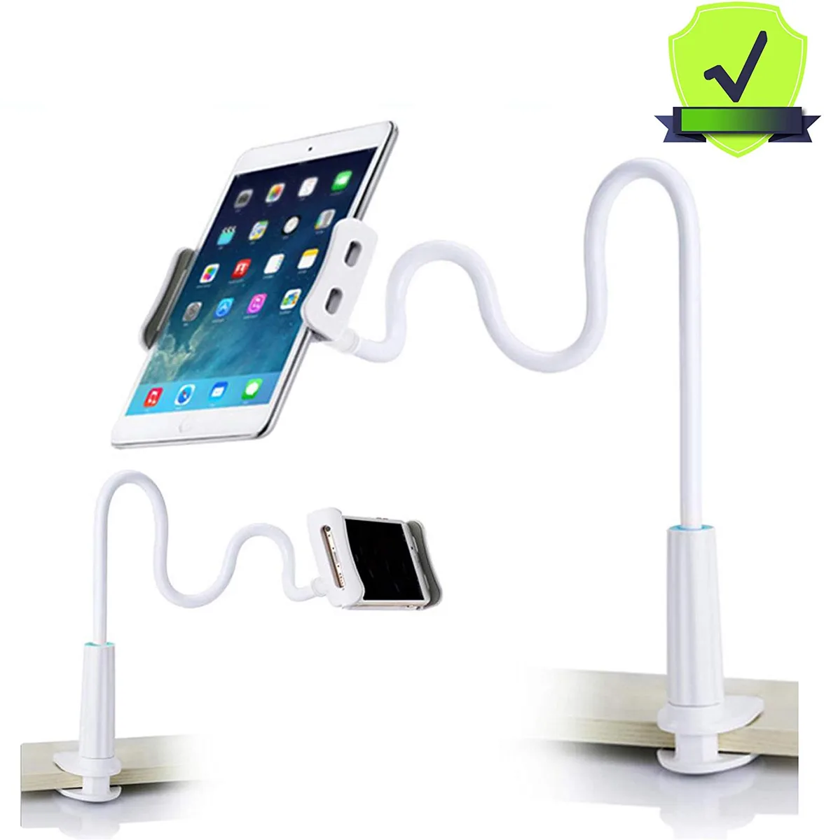 Werleo Werleo Flexible Gooseneck Phone Mount 75 cm Clear White — product photo