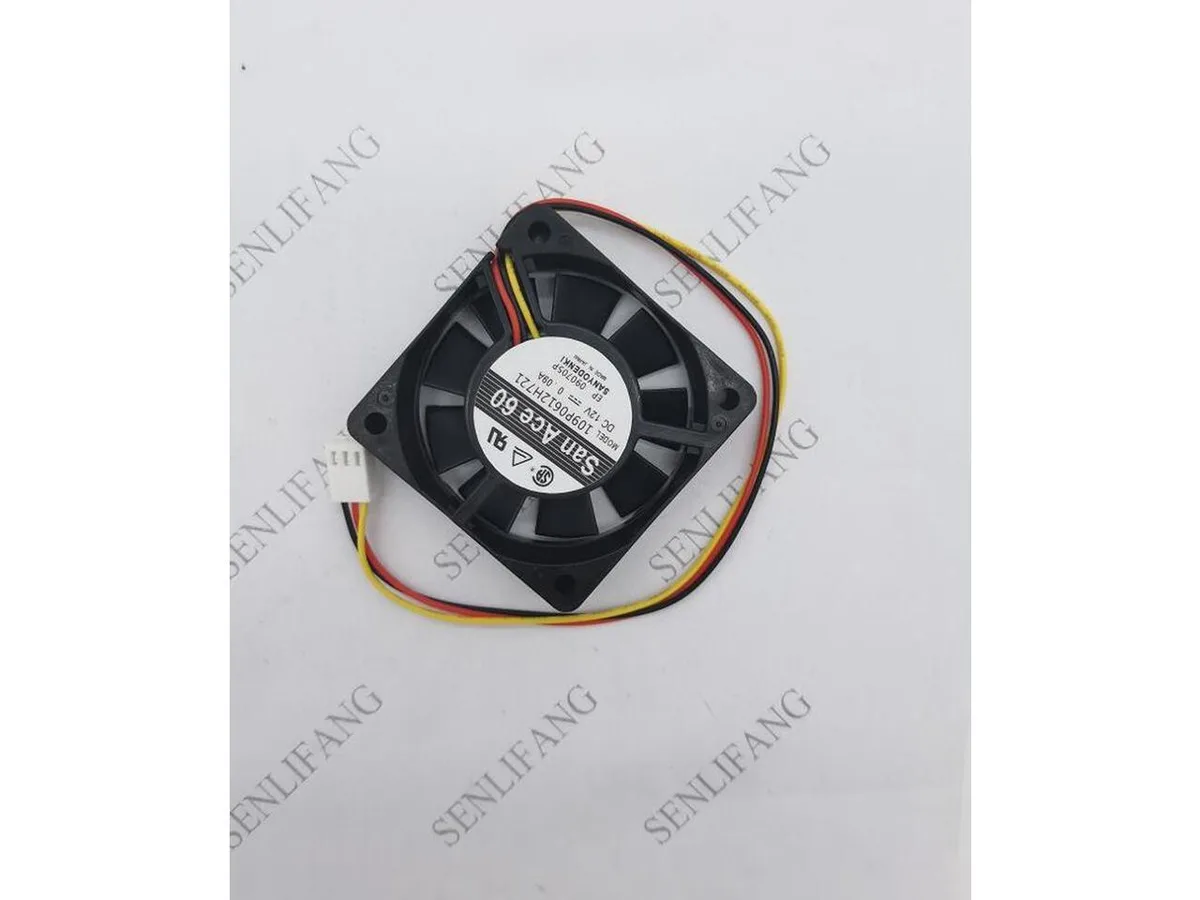 Fans Fans 109P0612H721 12V 0.09A 60x60x15mm 3-Wire Case Fan — product photo