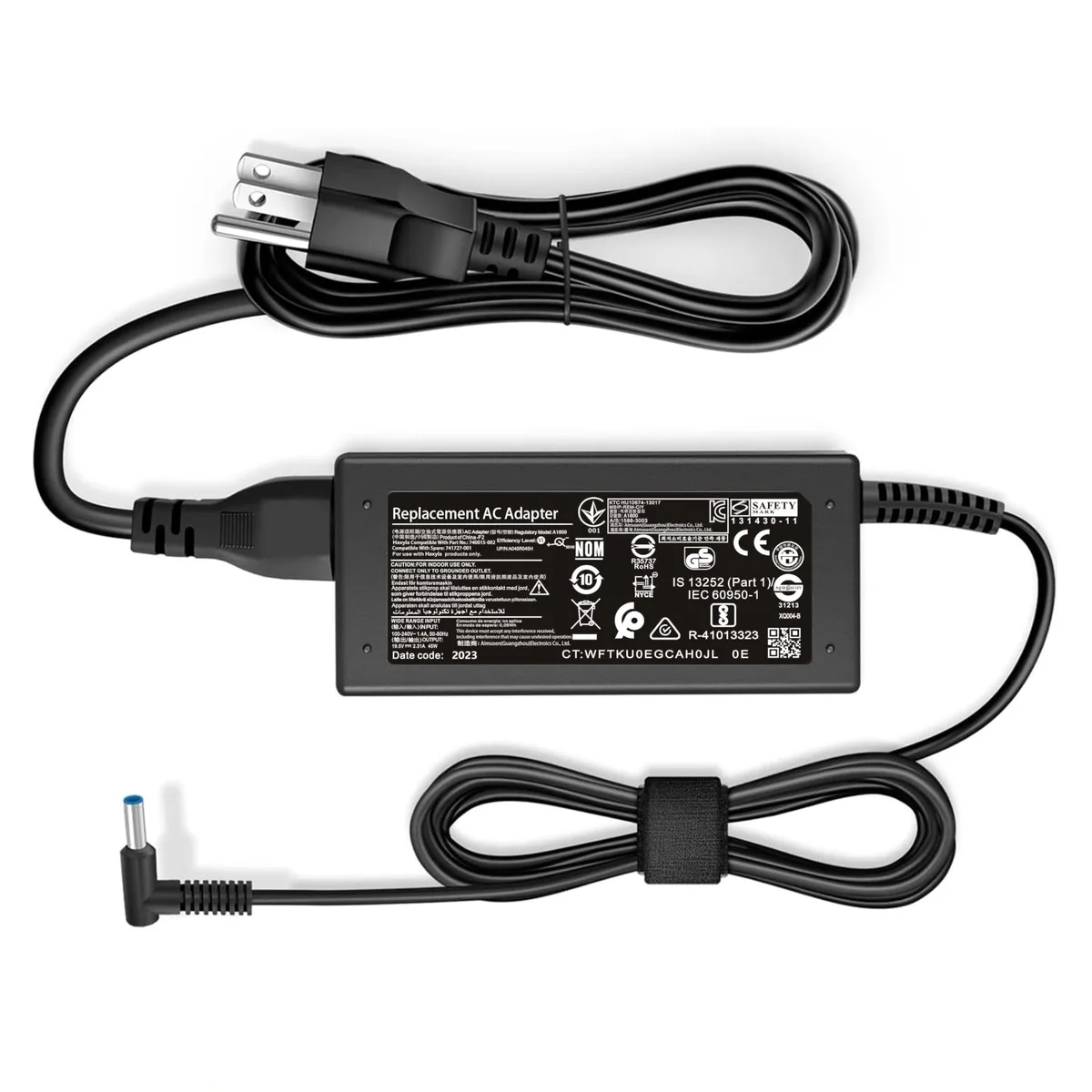  Haxyla 45W AC Adapter 19.5V 2.31A 4.5mm Blue Tip — product photo