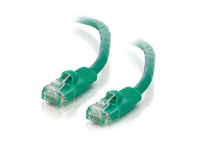 Cables To Go Cables To Go 24229 Cat5e network ethernet cable 1 ft green — product photo