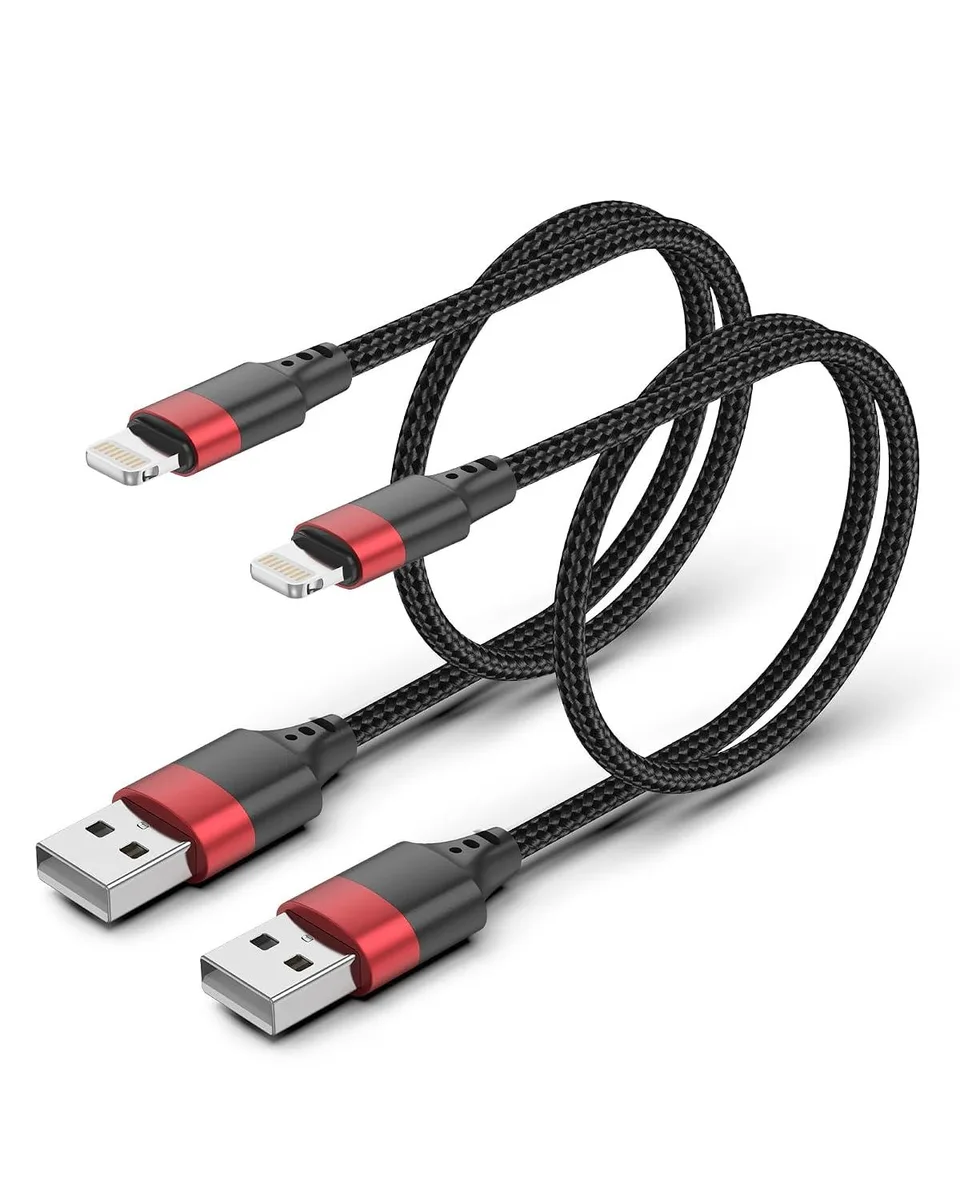 Kootion Kootion 1.5ft MFi Braided Lightning Cable 2 Pack — product photo