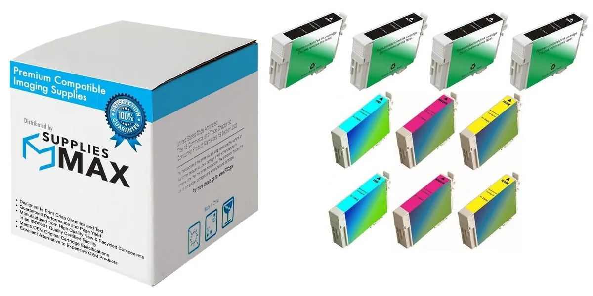 SuppliesMax SuppliesMax Inkjet Combo Pack T0691204B2CS 4BK 2C 2M 2Y — product photo