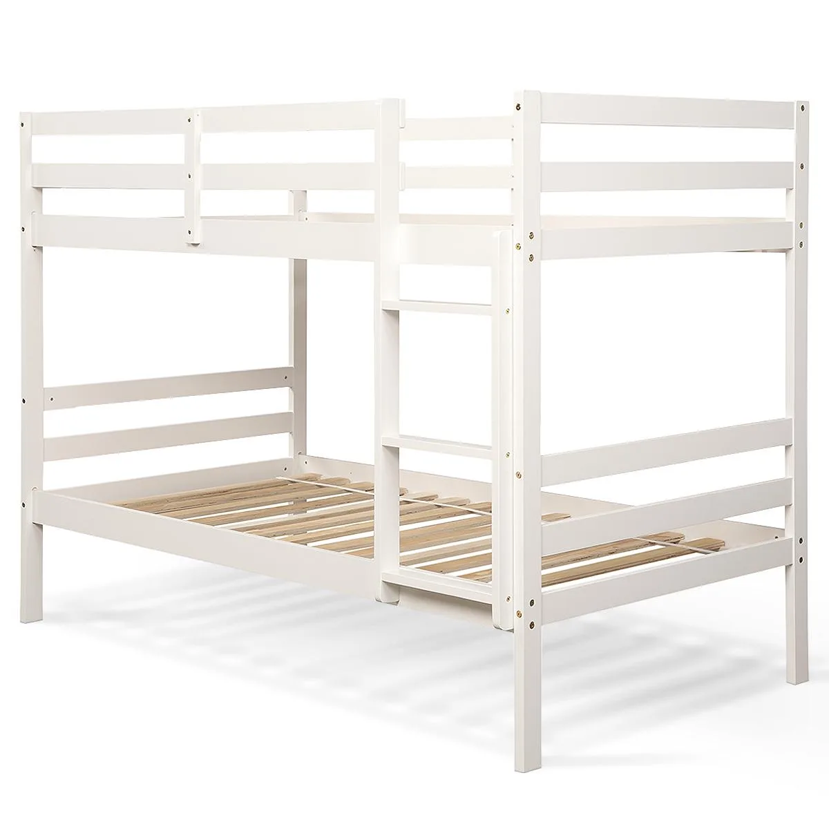 SlickBlue SlickBlue Twin Bunk Bed White Pine 78x42.5x60in — product photo
