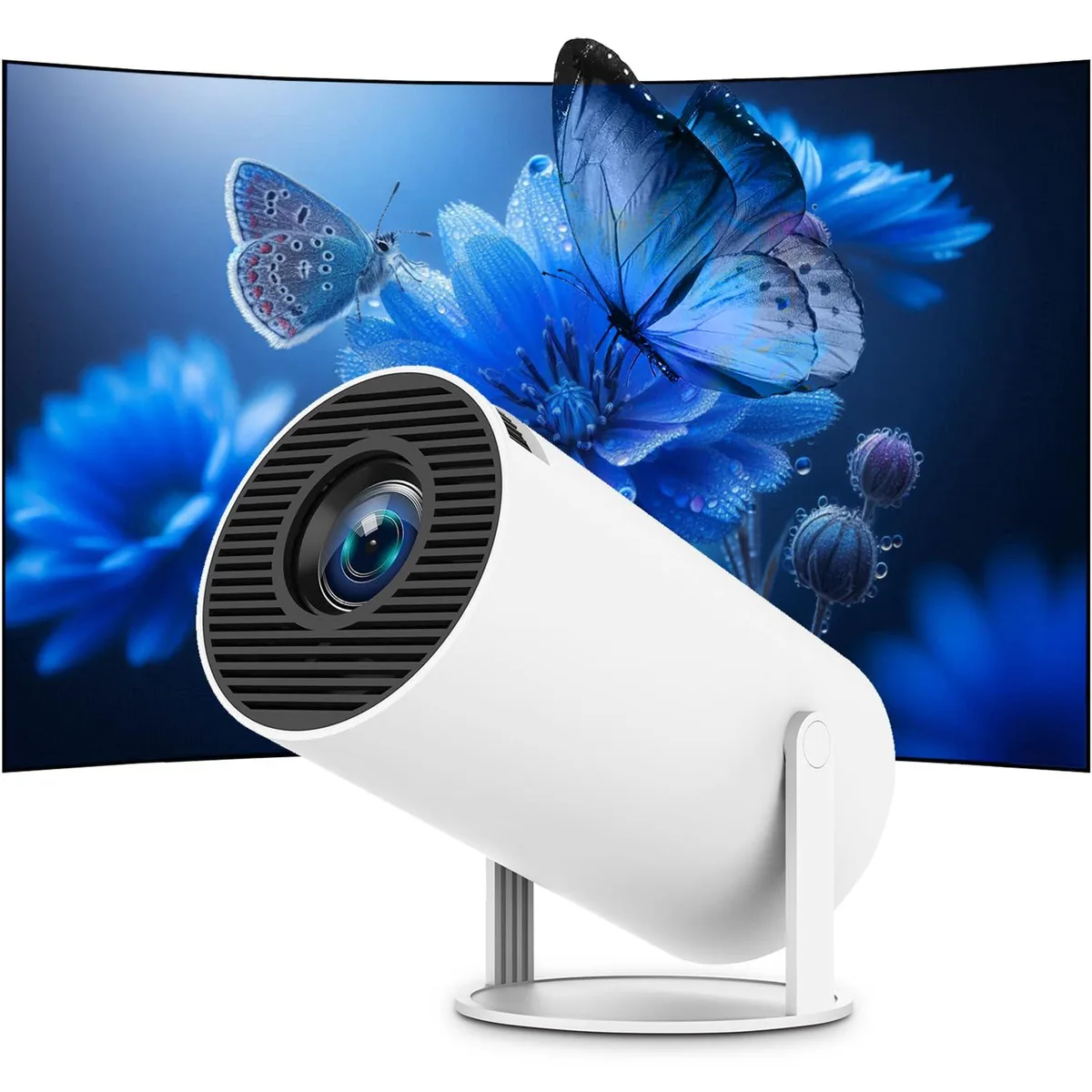  GE HY300 Pro Business Projector 1280 x 720 180° Rotation Android 11.0 Netflix — product photo