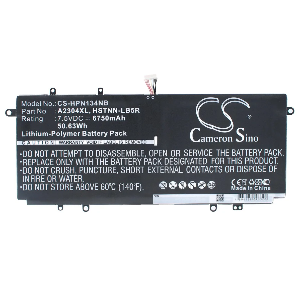 Cameron &amp; Co Cameron &amp; Co DS-CS-HPN134NB laptop battery 6.75 Ah — product photo