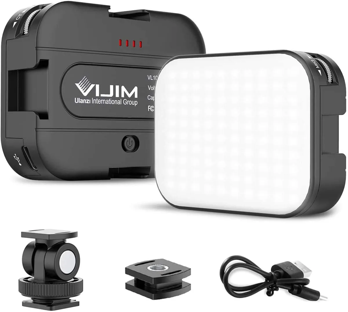 VIJIM VL100C Bi-Color LED Video Light 2500-6500K 2000mAh — product photo