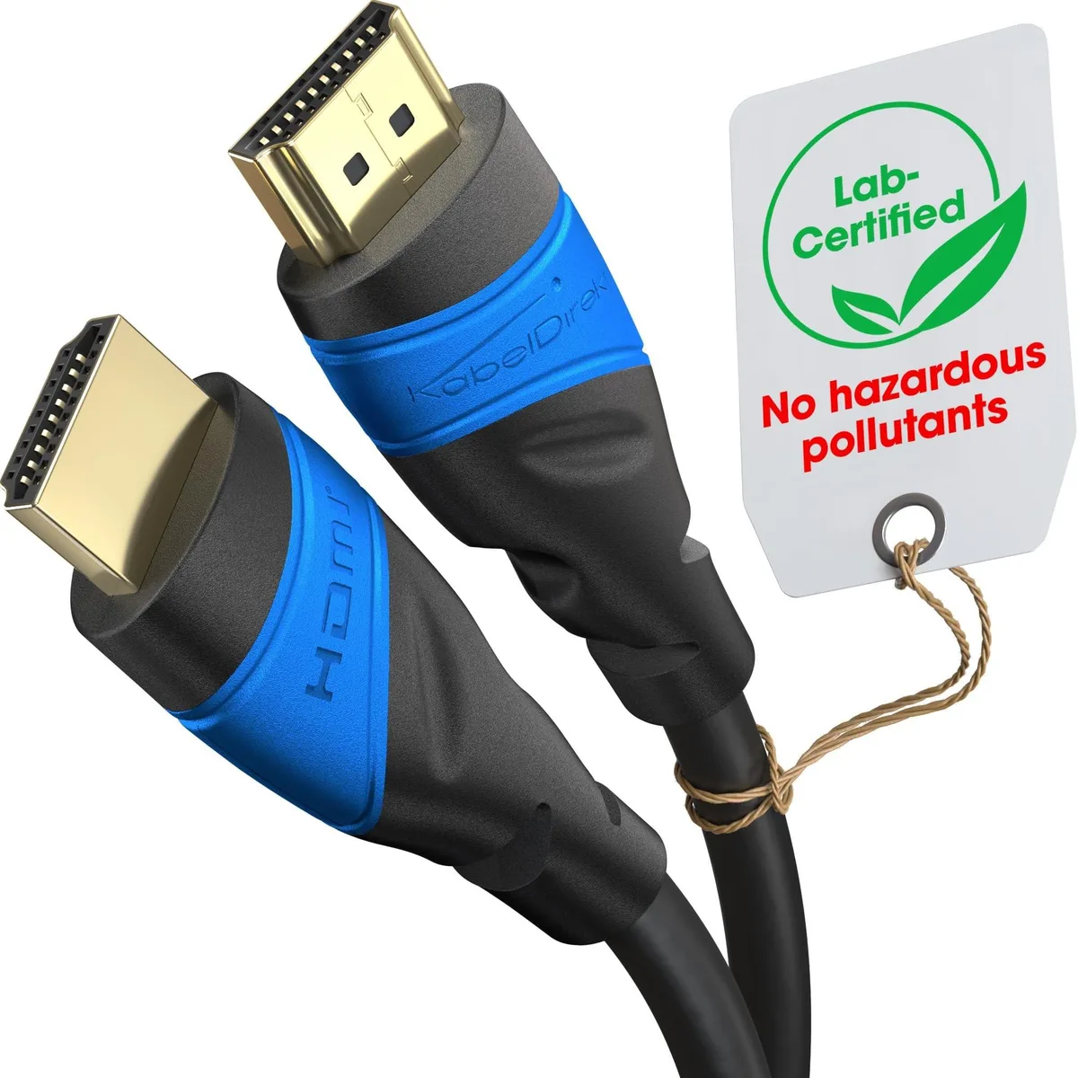 KabelDirekt KabelDirekt 4K HDMI Cable 50ft German Engineered 2 in 1 Accessory — product photo