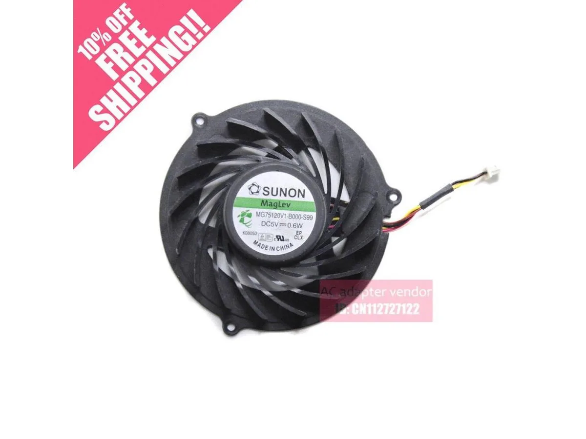Fans Fans laptop fan for SUNON MG75120V1-B000-S99 5V 0.6W — product photo