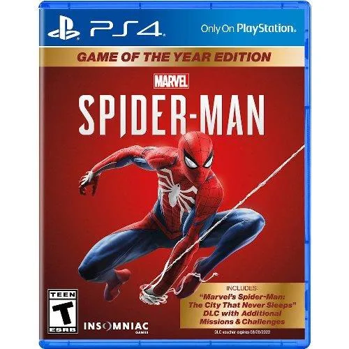 PlayStation PlayStation 3004313 Marvel's Spider-Man Game of the Year Edition ps4 video game — product photo