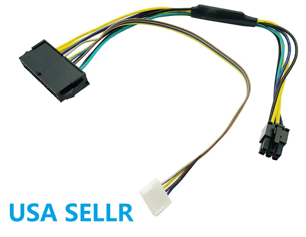 aibileec aibileec 12" ATX 24-Pin to 6-Pin PSU Power Splitter Cord 18AWG — product photo