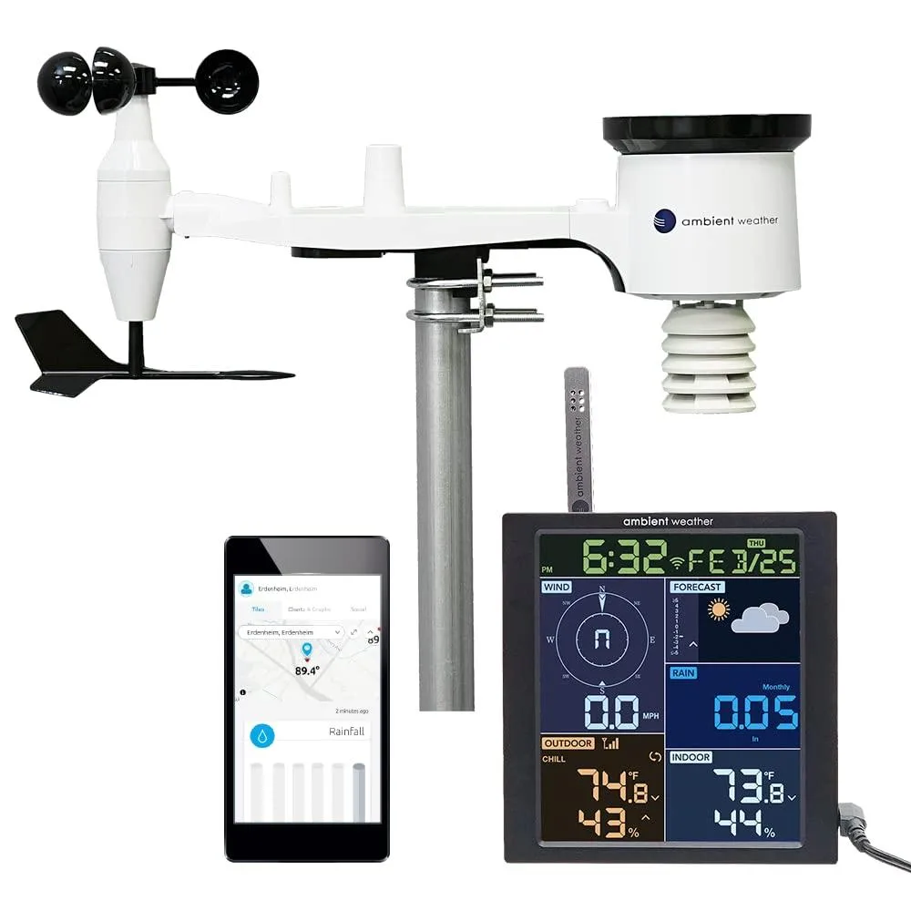 Ambient Weather Ambient Weather WS-1965 WiFi Weather Station measurement tool — product photo