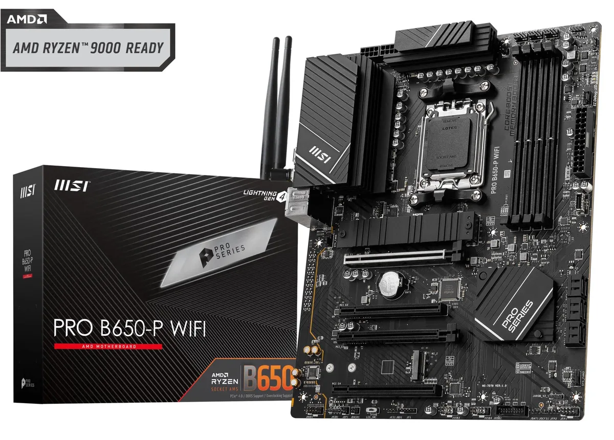 MSI MSI PRO B650-P WIFI AMD motherboard — product photo